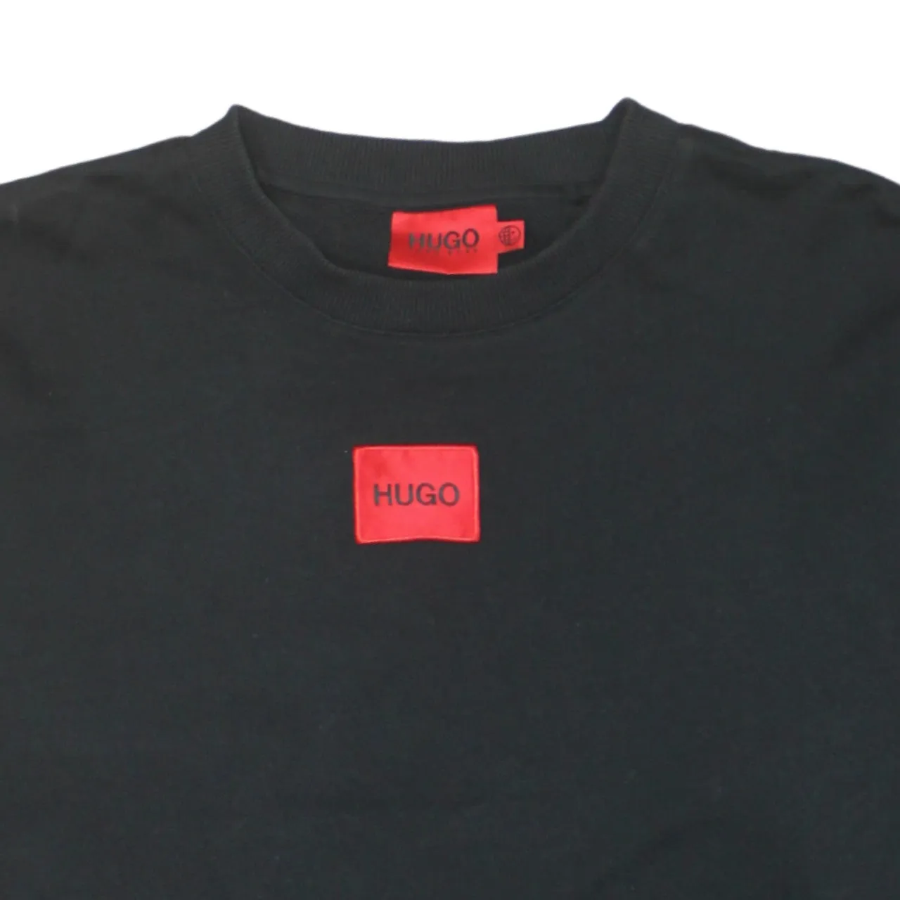 HUGO BOSS 90's Lightweight Crew Neck Sweatshirt Medium Black sold by Vintage Club product image thumbnail 3