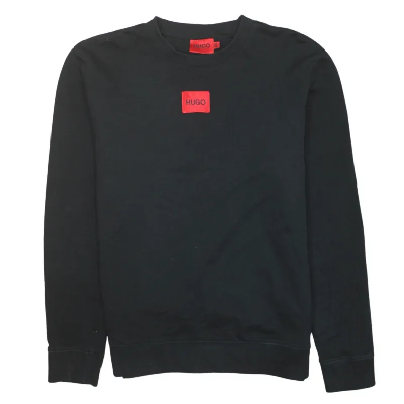HUGO BOSS 90's Lightweight Crew Neck Sweatshirt Medium Black sold by Vintage Club