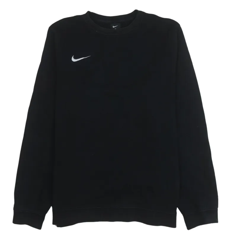 Nike 90's Swoosh Crew Neck Sweatshirt Large Black sold by Vintage Club