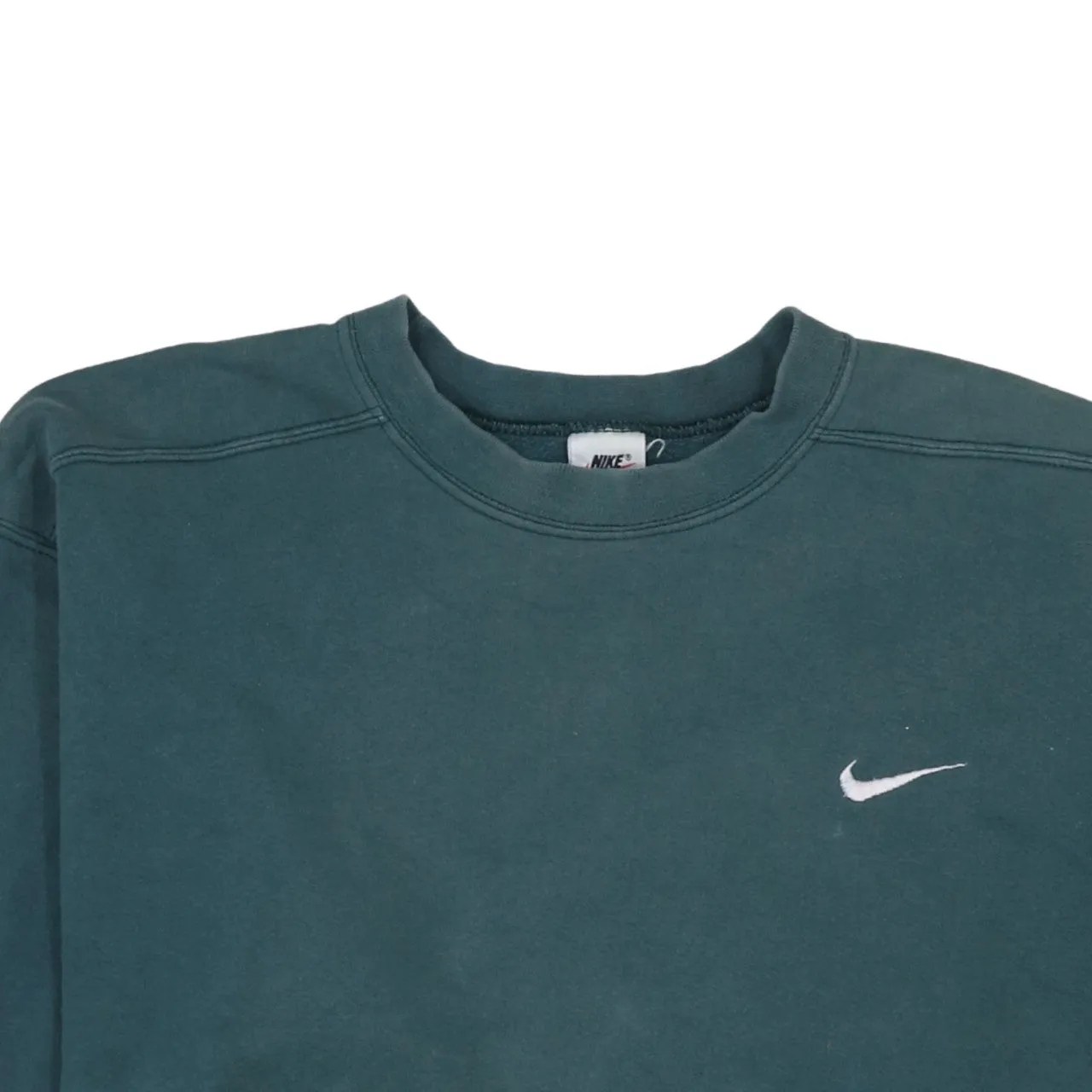 Nike 90's Swoosh Crew Neck Sweatshirt Large Green sold by Vintage Club product image thumbnail 3
