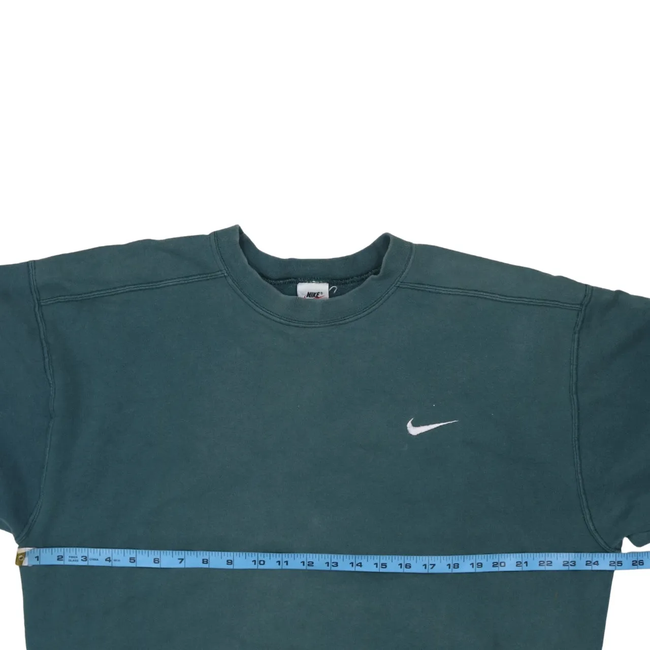 Nike 90's Swoosh Crew Neck Sweatshirt Large Green sold by Vintage Club product image thumbnail 5
