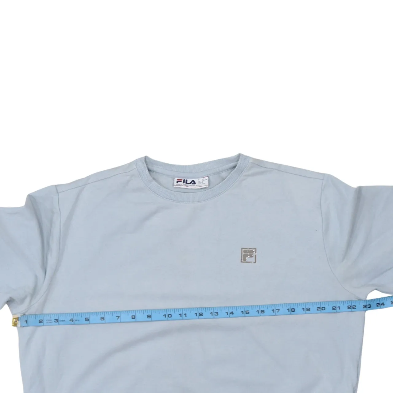 Fila 90's Lightweight Crew Neck Sweatshirt Large Blue sold by Vintage Club product image thumbnail 5