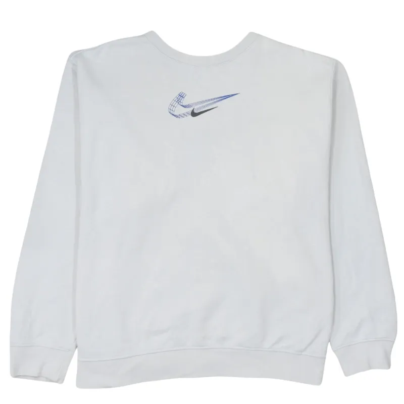 Nike 90's Center Middle Swoosh Crew Neck Sweatshirt XLarge White sold by Vintage Club