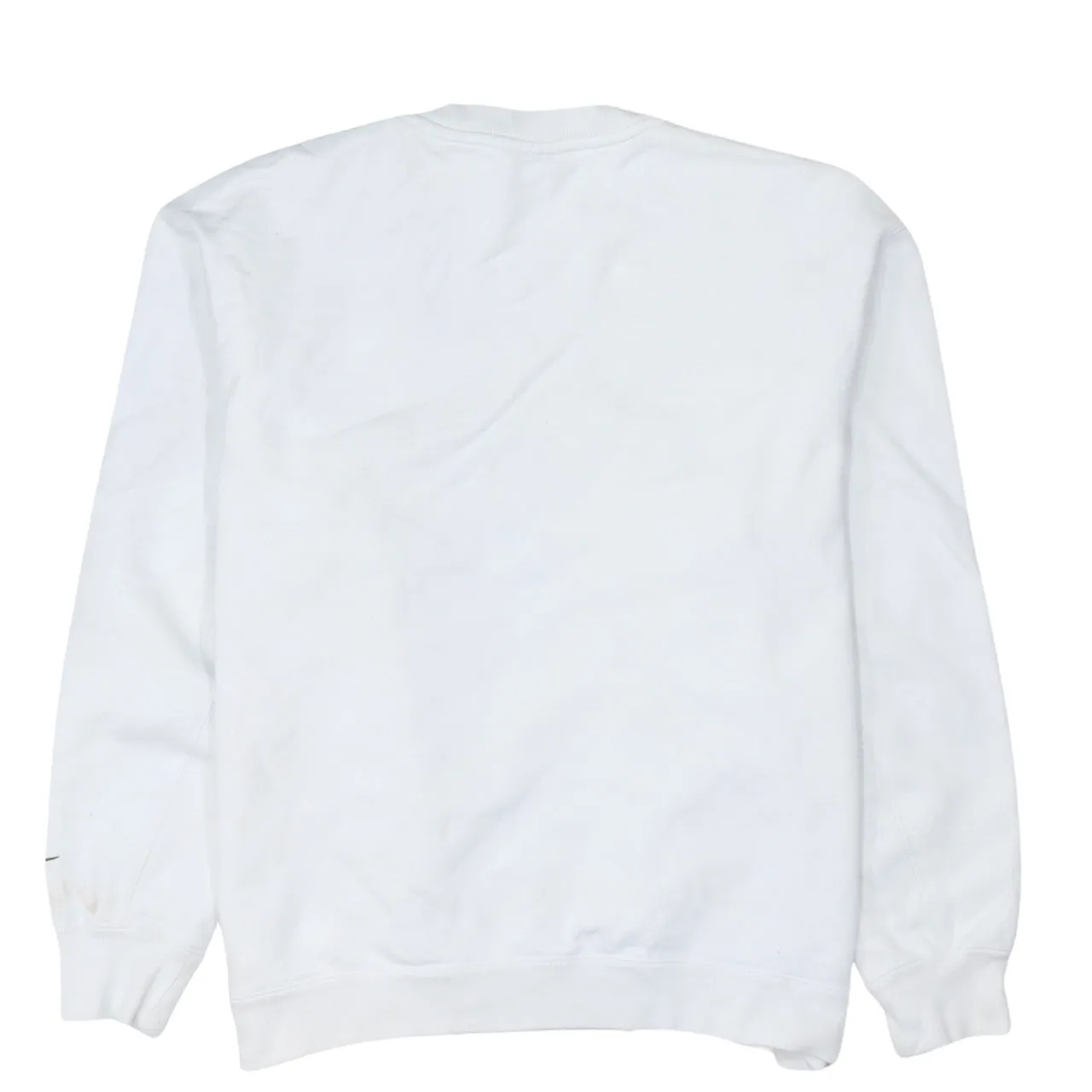 Nike 90's Swoosh Crew Neck Sweatshirt Large White sold by Vintage Club product image thumbnail 2