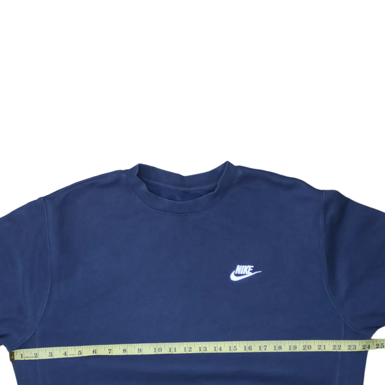 Nike 90's Swoosh Crew Neck Sweatshirt Large Navy Blue sold by Vintage Club product image thumbnail 5