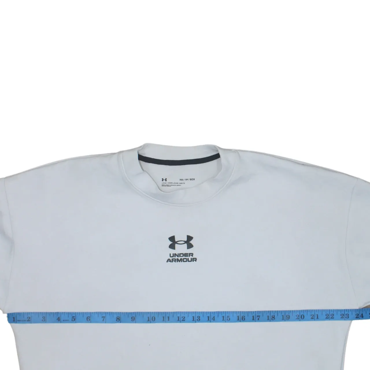 Under Armour 90's Lightweight Crew Neck Sweatshirt XSmall White sold by Vintage Club product image thumbnail 5