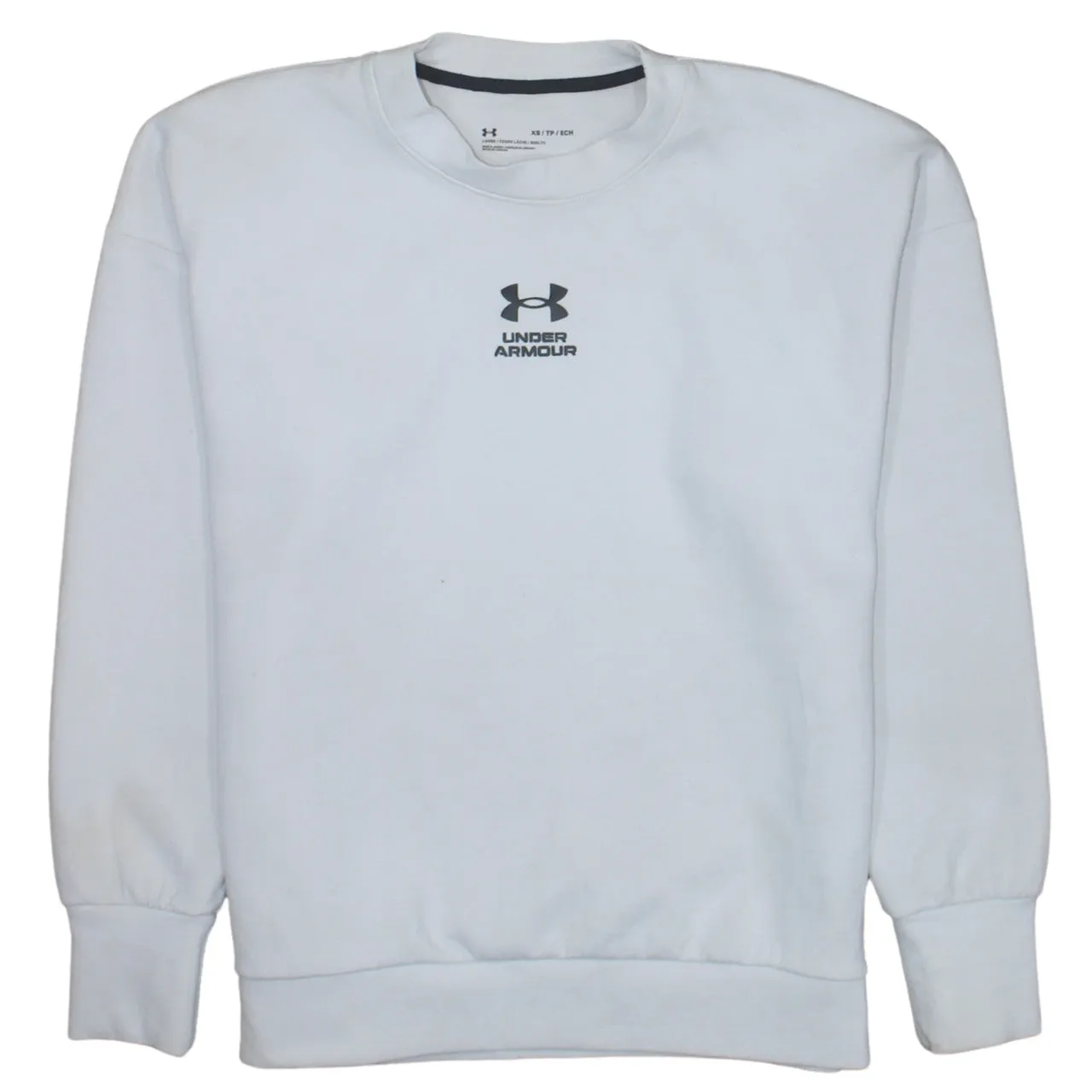 Under Armour 90's Lightweight Crew Neck Sweatshirt XSmall White sold by Vintage Club