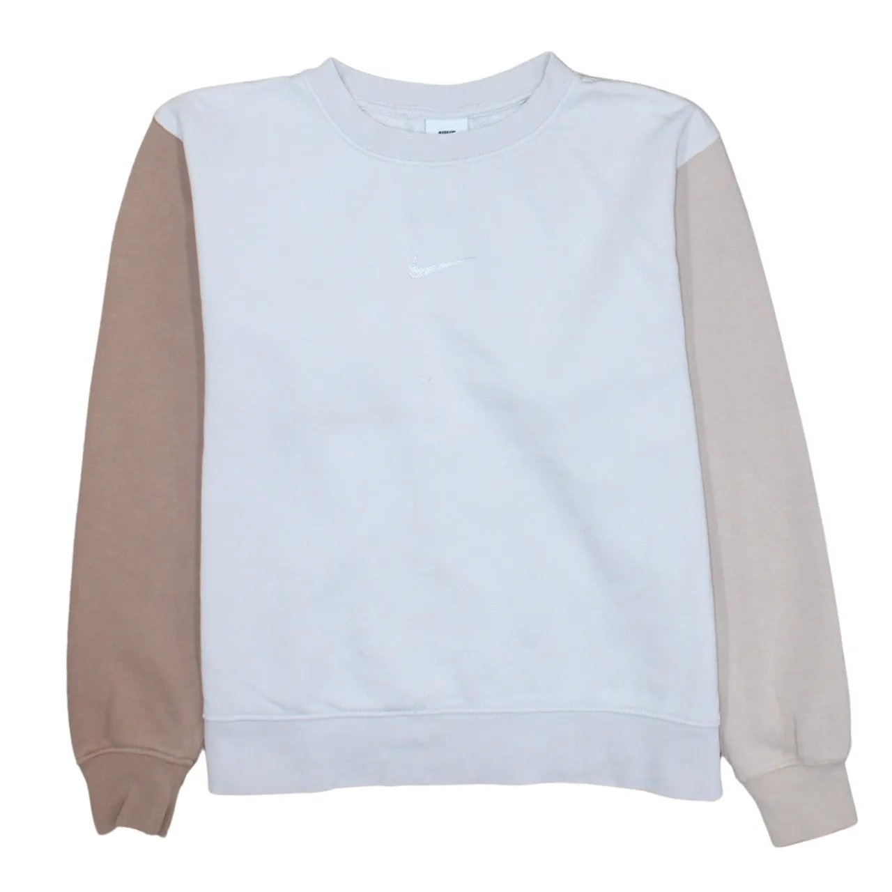 Nike 90's Center Middle Swoosh Crew Neck Sweatshirt Small White sold by Vintage Club