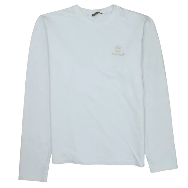 Timberland 90's Lightweight Crew Neck Sweatshirt Medium White made by Timberland
