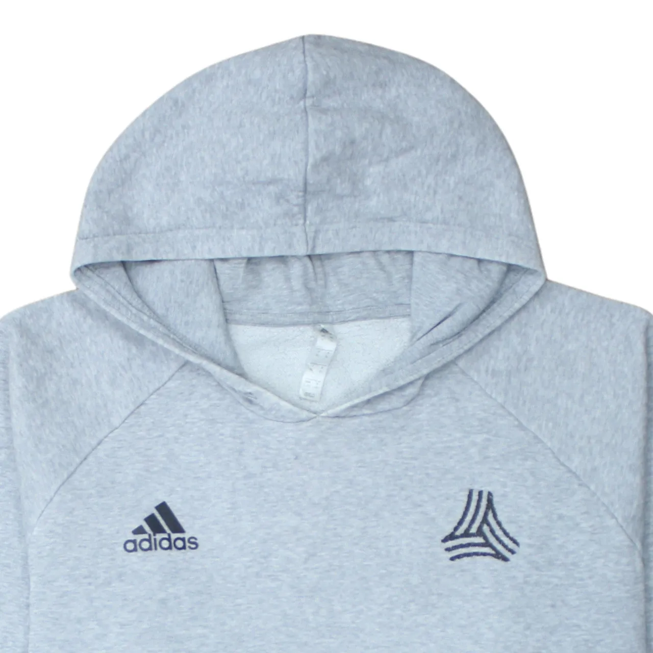 Adidas 90's Drawstring Pockets Pullover Hoodie XLarge Grey sold by Vintage Club product image thumbnail 3