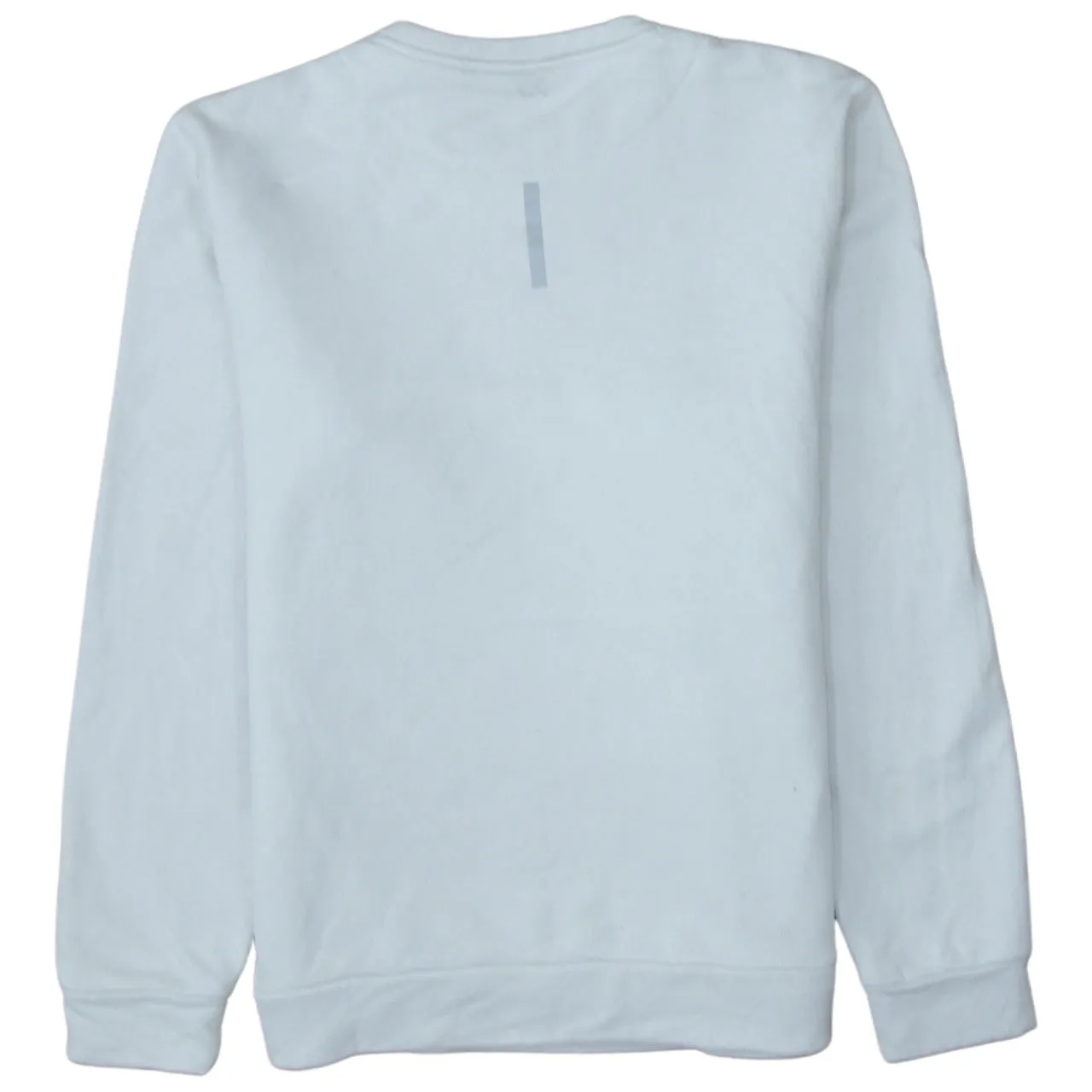 Calvin Klein White Sweatshirt Men's Medium Embroidered Chest Logo Contrast Shoulder Panels Pullover sold by Vintage Club product image thumbnail 2
