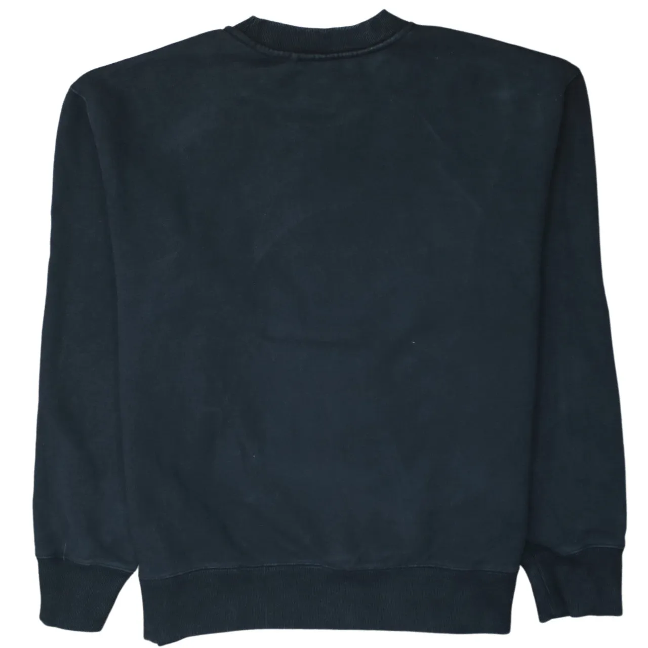 Adidas Black Sweatshirt Men's Large Small Trefoil Logo Crewneck Pullover Jumper sold by Vintage Club product image thumbnail 2