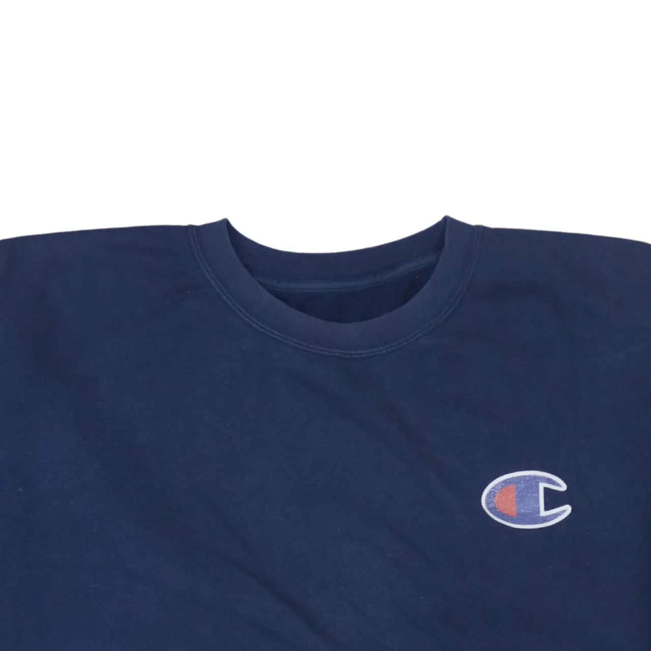 Champion Navy Blue Sweatshirt Men's XLarge Embroidered C Logo Crewneck Pullover Fleece Top sold by Vintage Club product image thumbnail 3