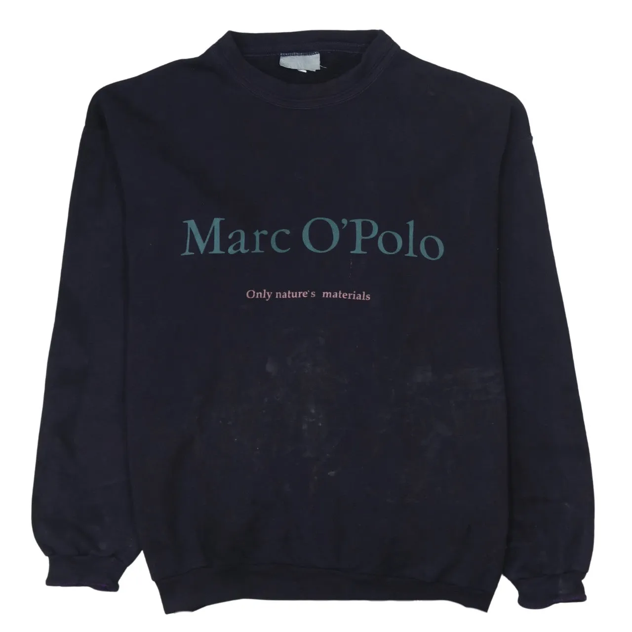 Marc O Polo 90's Spellout Crew Neck Sweatshirt XLarge Black sold by Vintage Club