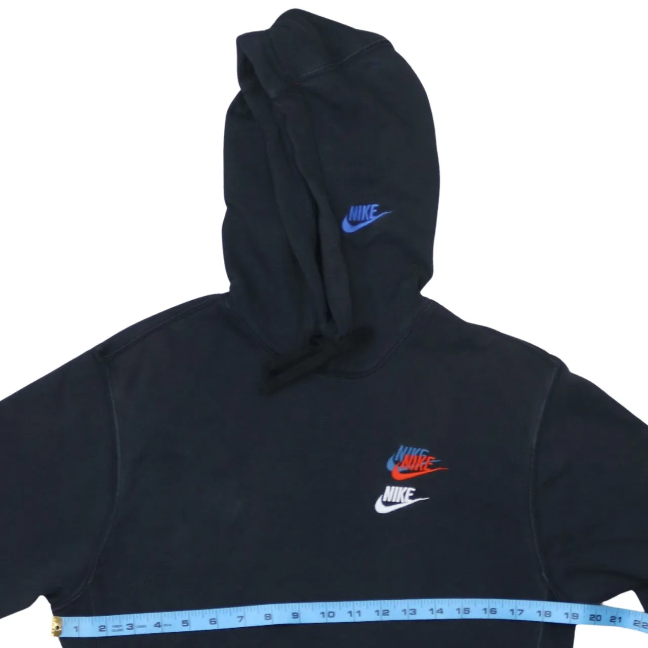 Nike 90's Swoosh Pullover Hoodie XSmall Black sold by Vintage Club product image thumbnail 5