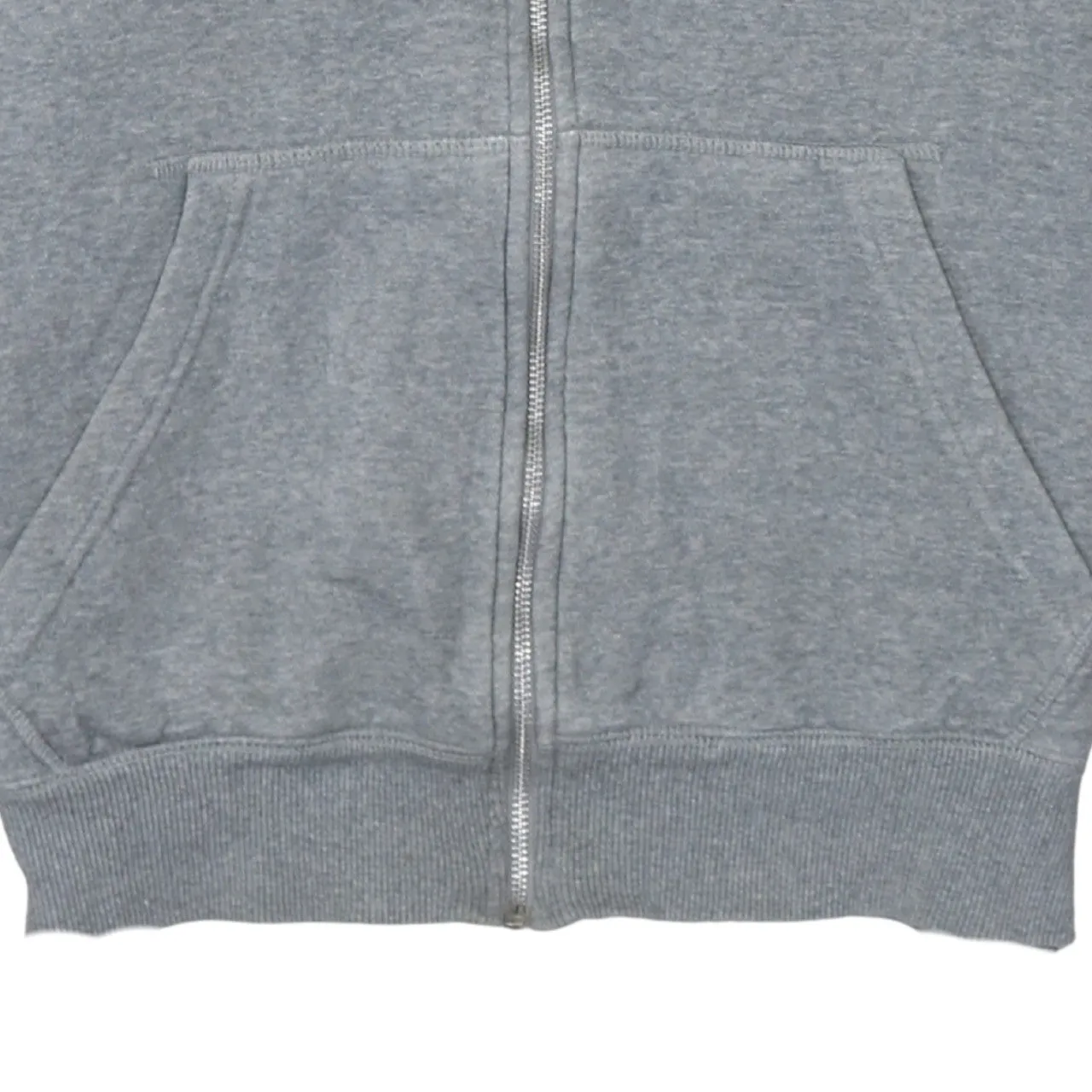 Nike 90's Swoosh Full Zip Up Hoodie Small Grey sold by Vintage Club product image thumbnail 4