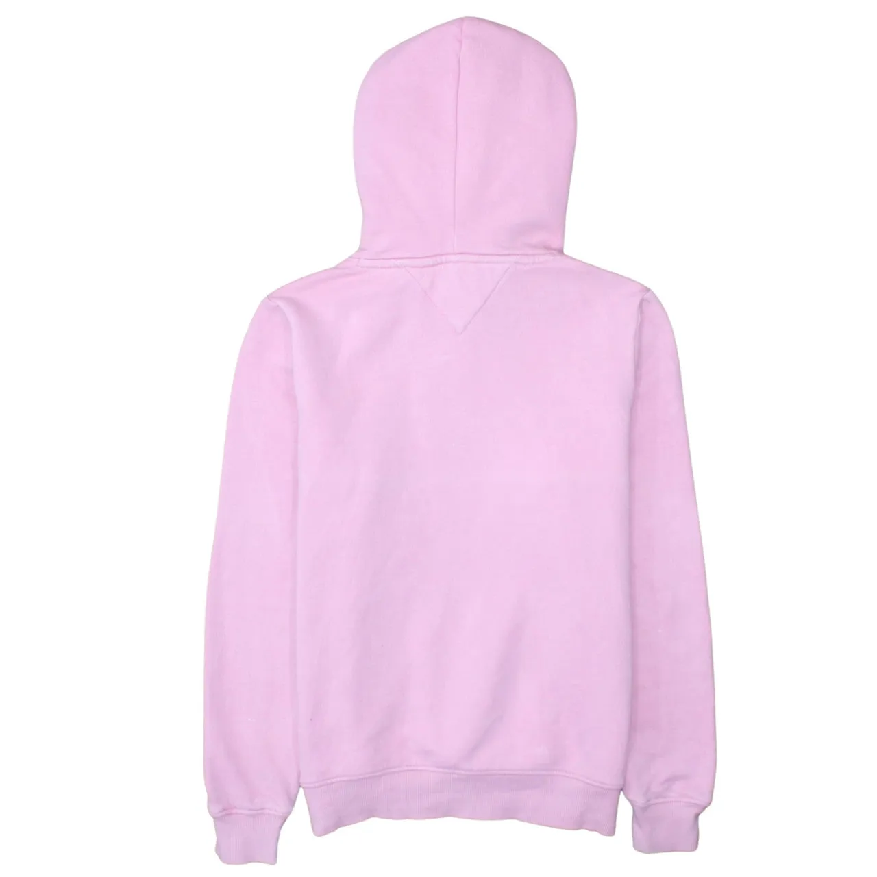 Tommy Jeans Light Pink Hoodie Men's Small Embroidered Chest Logo Front Pocket Pullover Sweatshirt sold by Vintage Club product image thumbnail 2