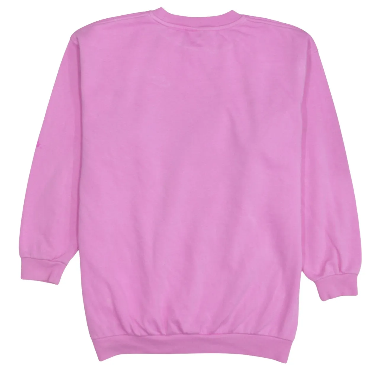 Nike Pink Sweatshirt Women's XLarge Printed Swoosh Logo Crewneck Pullover Fleece Top sold by Vintage Club product image thumbnail 2