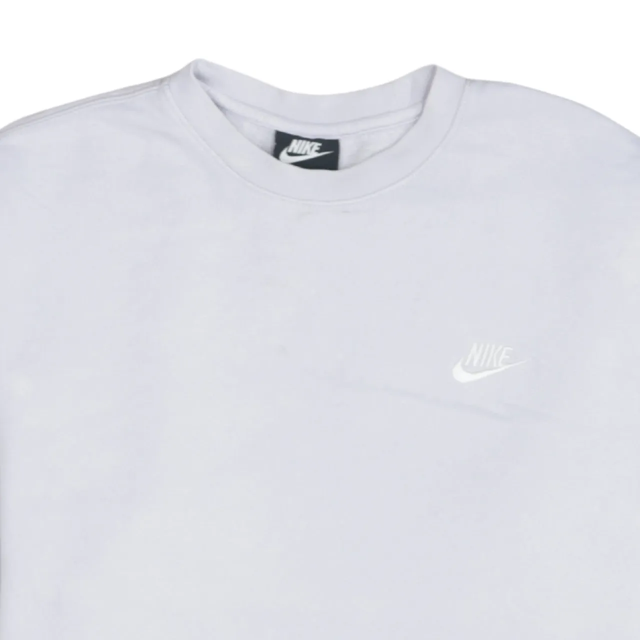 Nike 90's Swoosh Crew Neck Sweatshirt Medium Grey sold by Vintage Club product image thumbnail 3