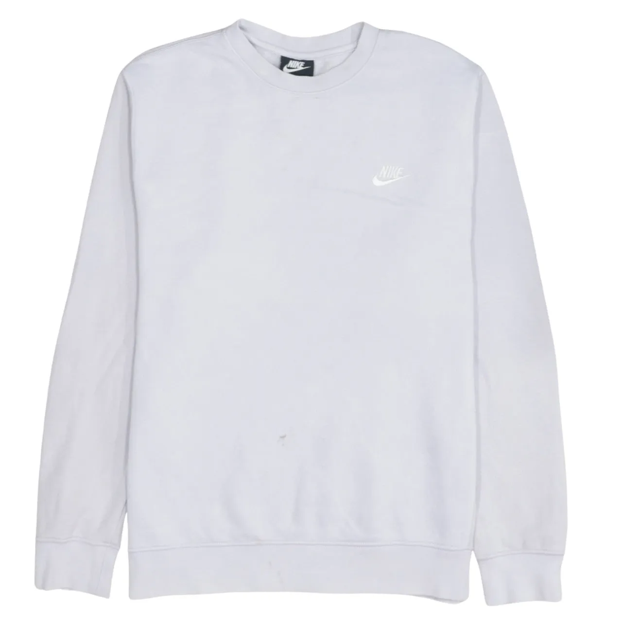 Nike 90's Swoosh Crew Neck Sweatshirt Medium Grey sold by Vintage Club