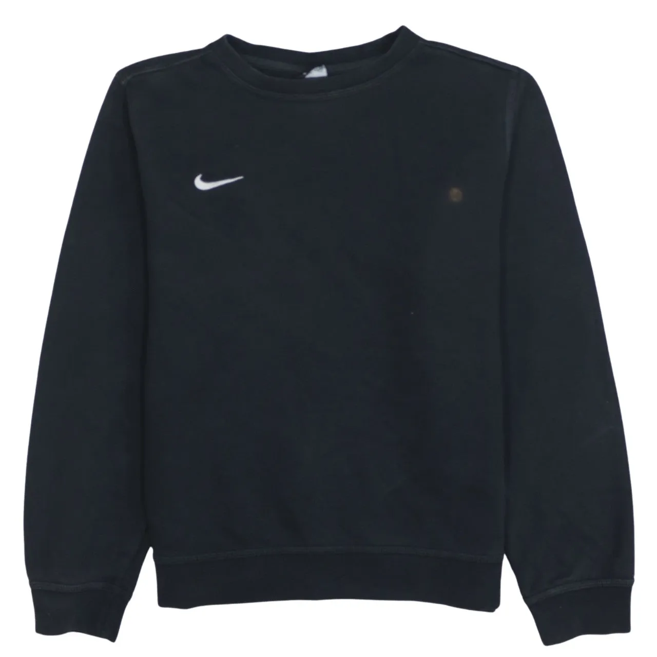 Nike 90's Swoosh Crew Neck Sweatshirt Medium Black sold by Vintage Club