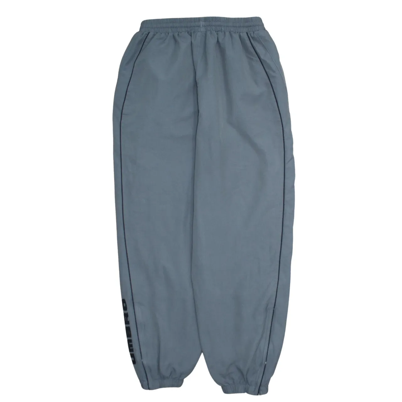 Umbro Grey Joggers Men’s Medium Elasticated Cuffs Printed Logos Contrast Piping Track Pants sold by Vintage Club product image thumbnail 2