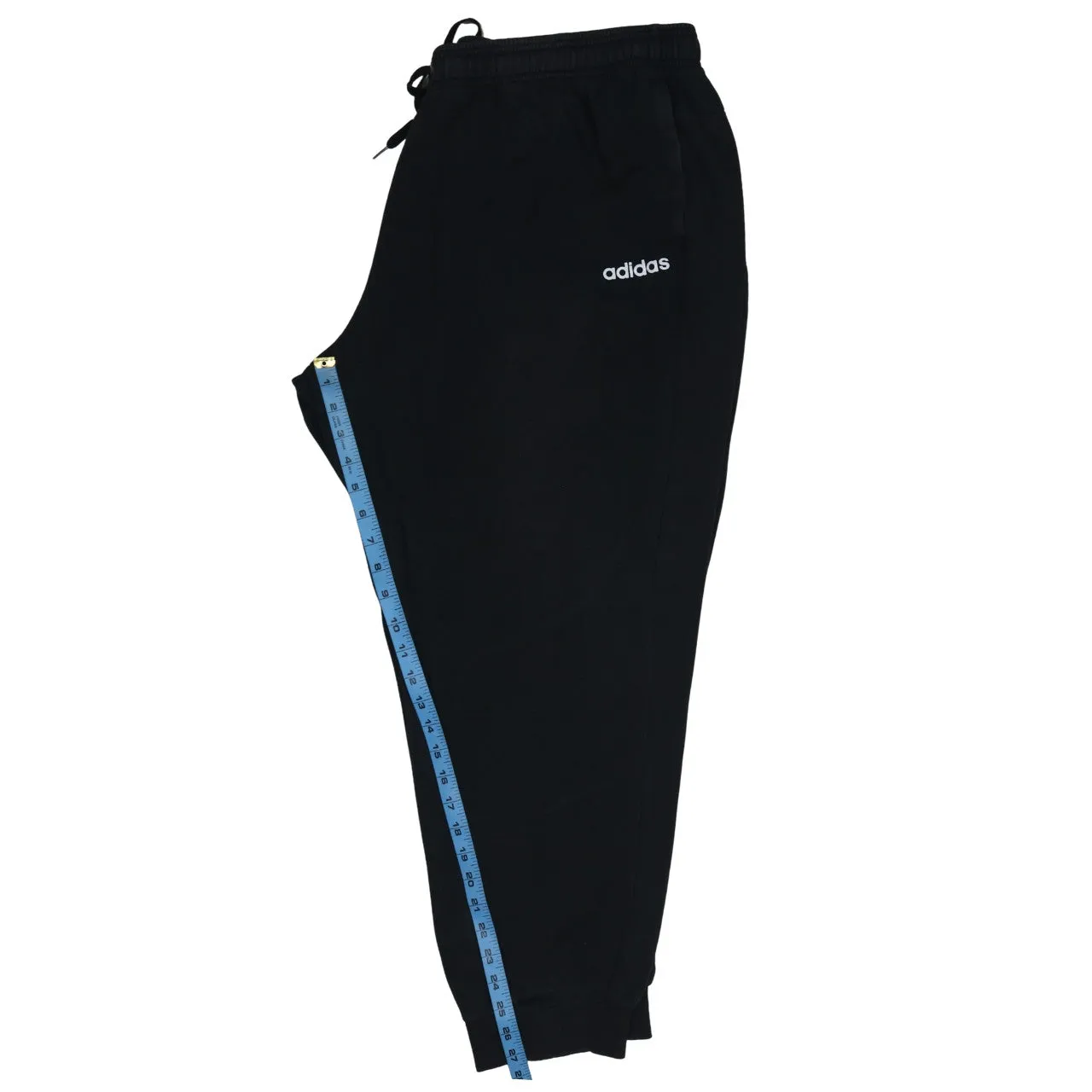 Adidas Black Joggers Men’s XXLarge Embroidered Logo Elastic Waist Cuffed Sweatpants sold by Vintage Club product image thumbnail 5