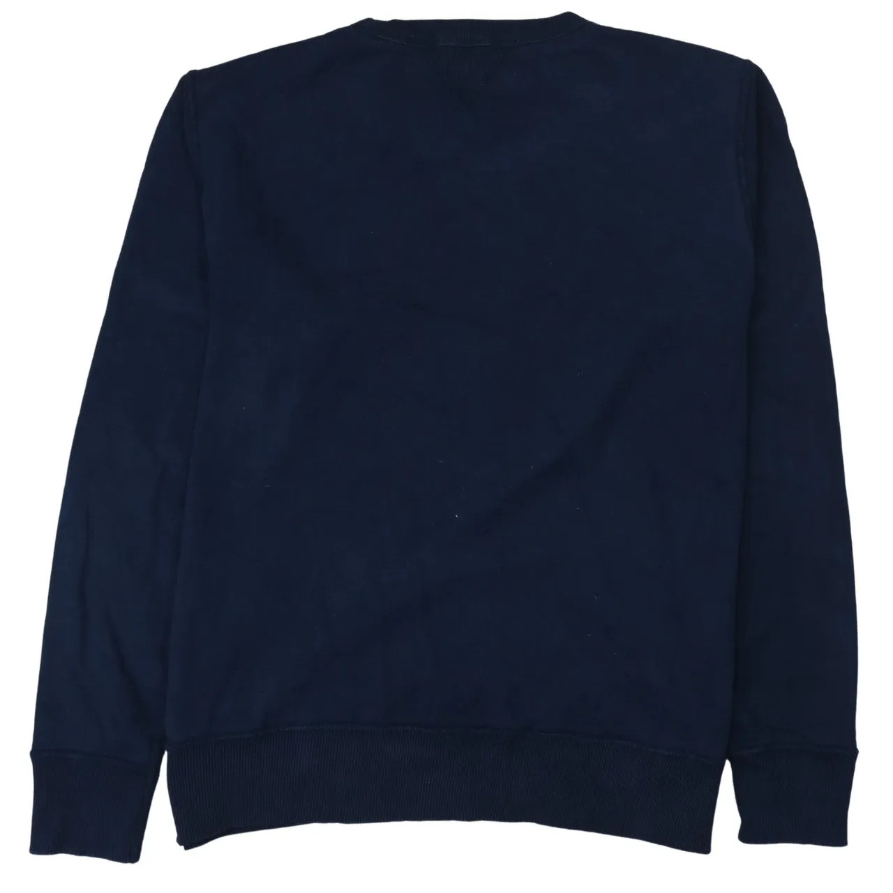 Polo Ralph Lauren Navy Blue Sweatshirt Men's Medium Embroidered Red Pony Crewneck Pullover sold by Vintage Club product image thumbnail 2