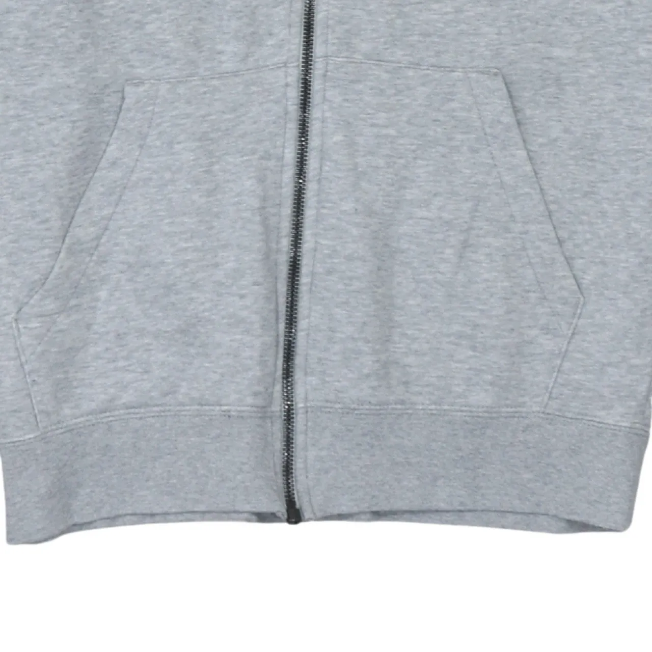 Nike Grey Full Zip Hoodie Men's XSmall Embroidered Chest Logo Split Front Pockets Sweatshirt sold by Vintage Club product image thumbnail 4