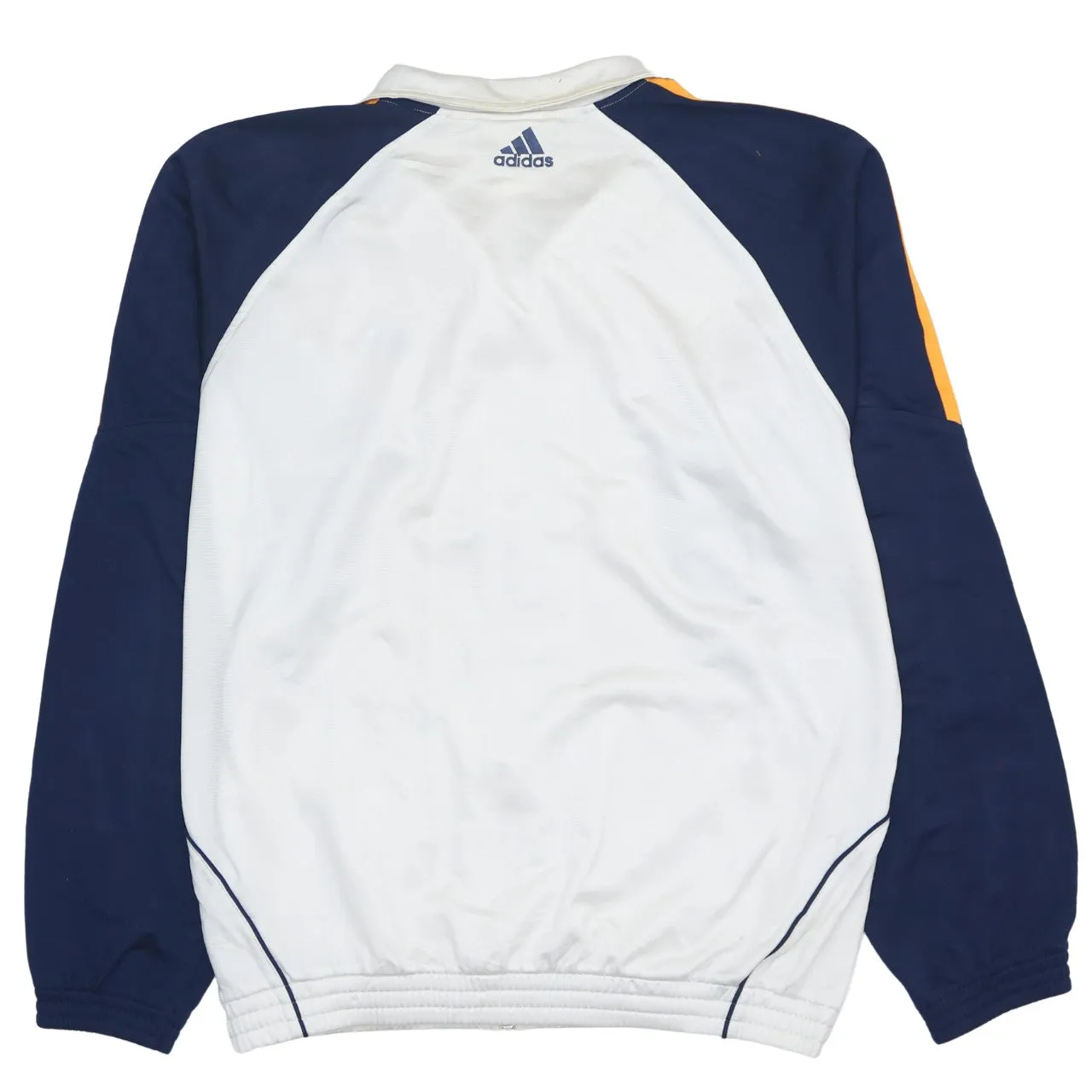 Vintage Adidas 90s Men's XL White Stripe Sleeve Zip Sweatshirt sold by Vintage Club product image thumbnail 2