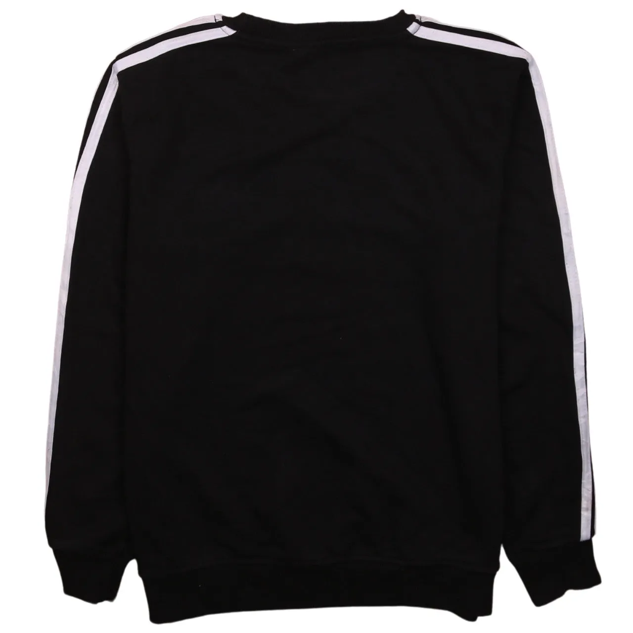 Adidas 90's Vintage Black Sweatshirt Striped Sleeve Men's Medium sold by Vintage Club product image thumbnail 2