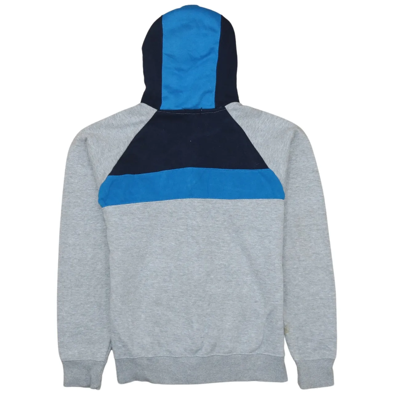 HUGO BOSS 90's Vintage Full Zip Hoodie Small Grey & Navy Drawstring sold by Vintage Club product image thumbnail 2