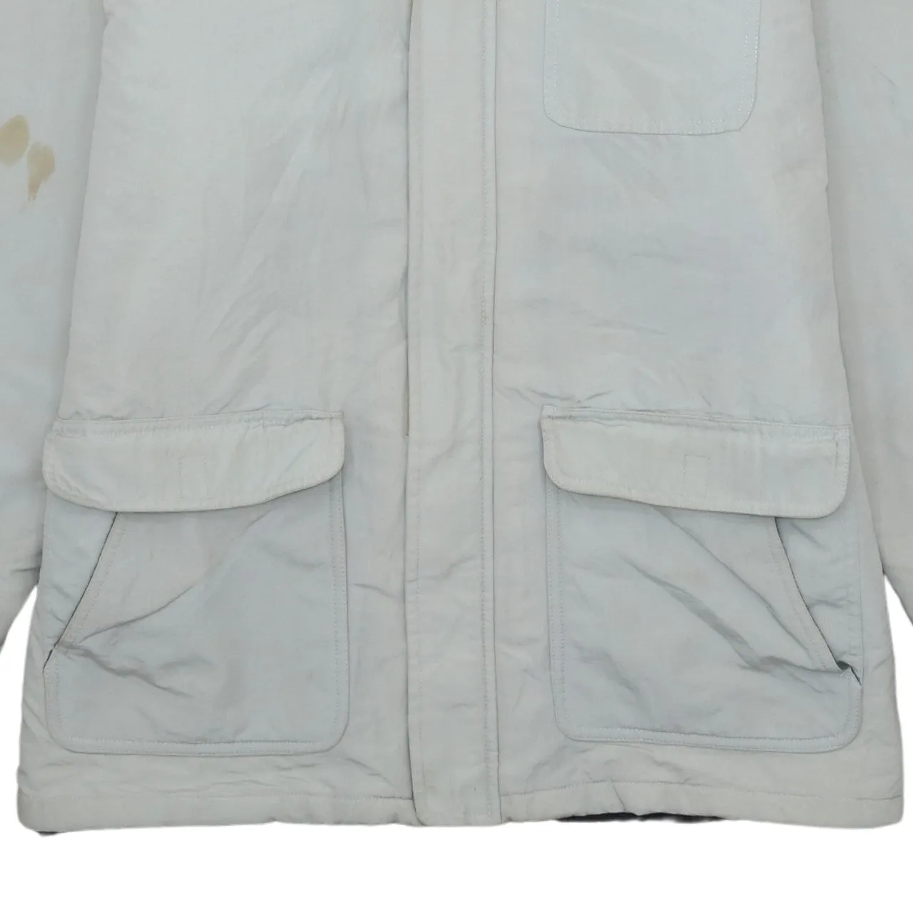 Champion Vintage 90's Grey Hooded Windbreaker XL Full Zip Jacket sold by Vintage Club product image thumbnail 5