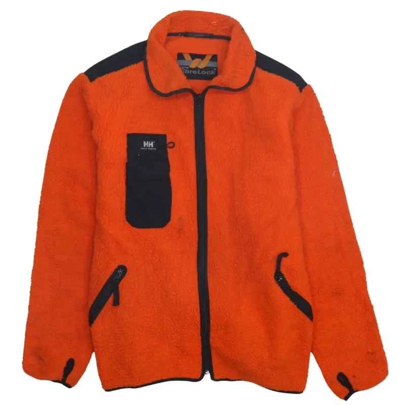 Helly Hansen 90's Orange Hiking Fleece XLarge Full Zip Jumper Vintage sold by Vintage Club