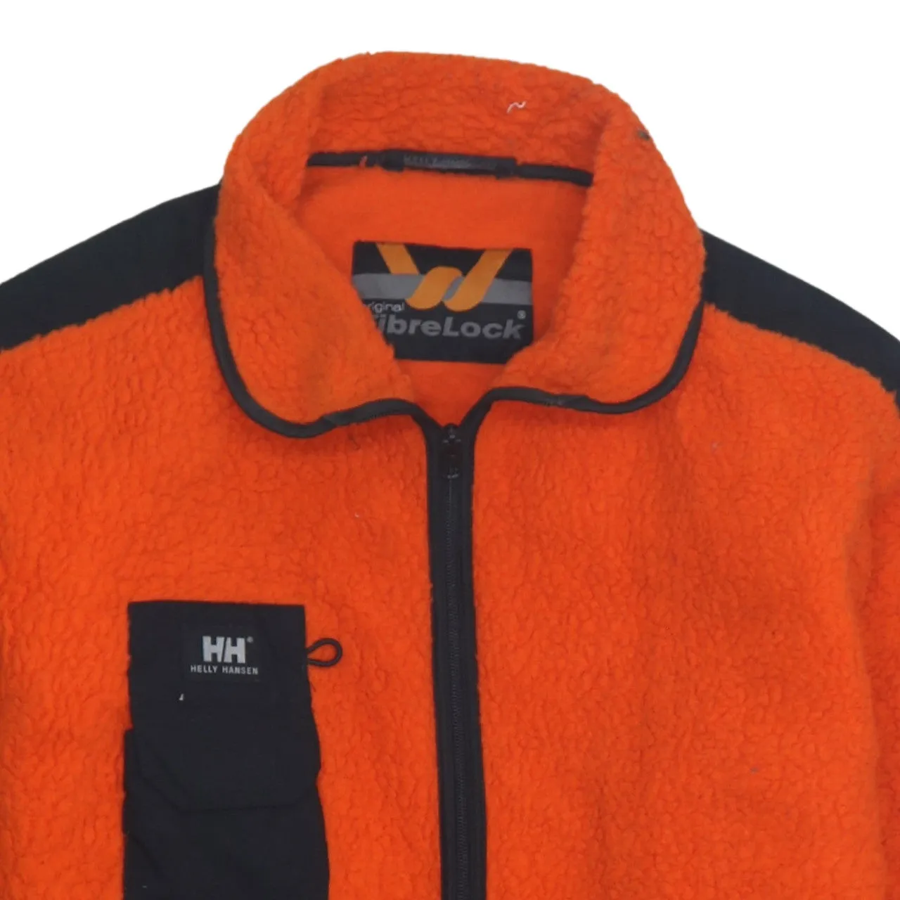 Helly Hansen 90's Orange Hiking Fleece XLarge Full Zip Jumper Vintage sold by Vintage Club product image thumbnail 3