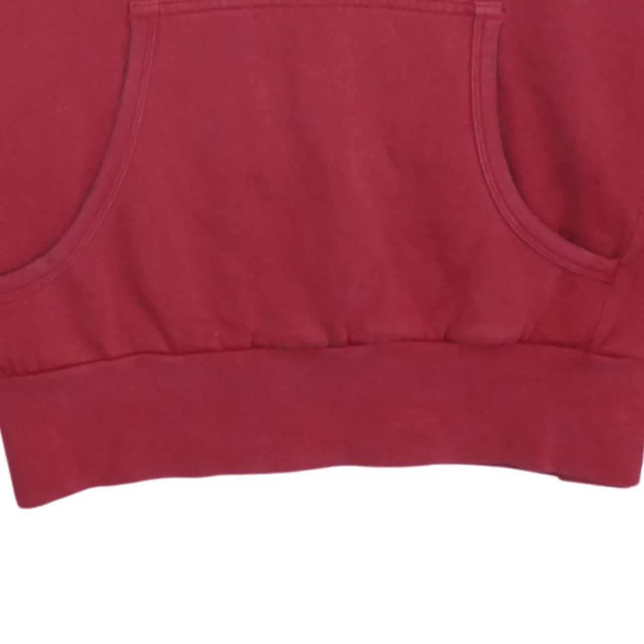 Nike Burgundy Red Hoodie Men’s XLarge Printed Swoosh Logo Front Pocket Pullover Sweatshirt sold by Vintage Club product image thumbnail 5