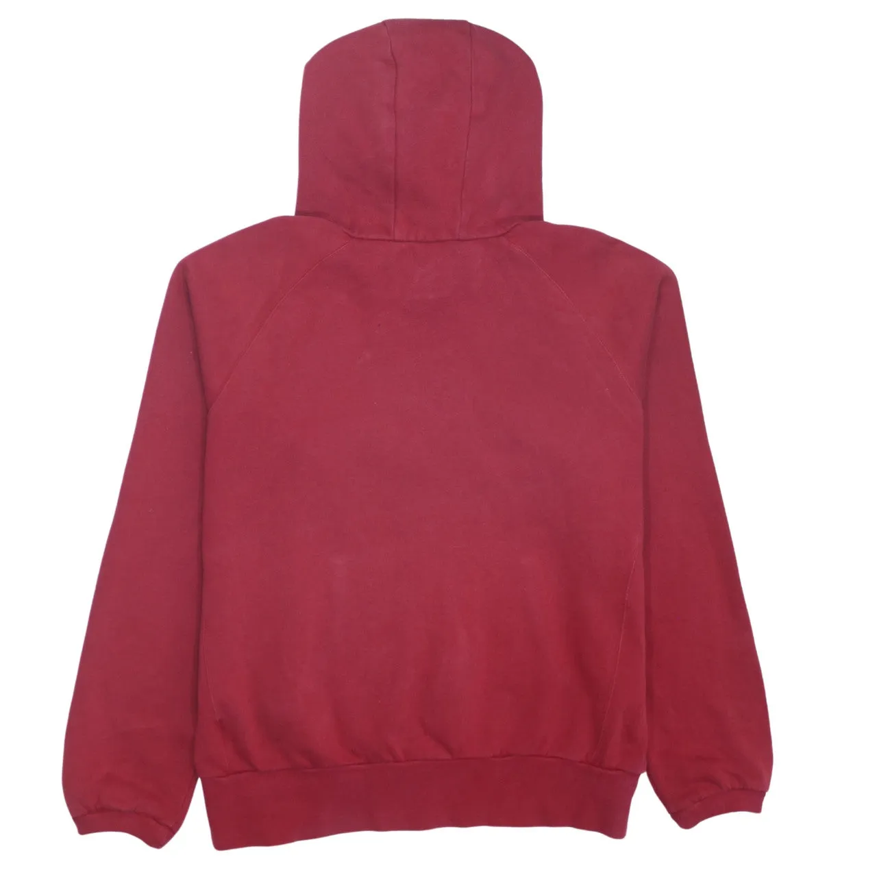 Nike Burgundy Red Hoodie Men’s XLarge Printed Swoosh Logo Front Pocket Pullover Sweatshirt sold by Vintage Club product image thumbnail 2