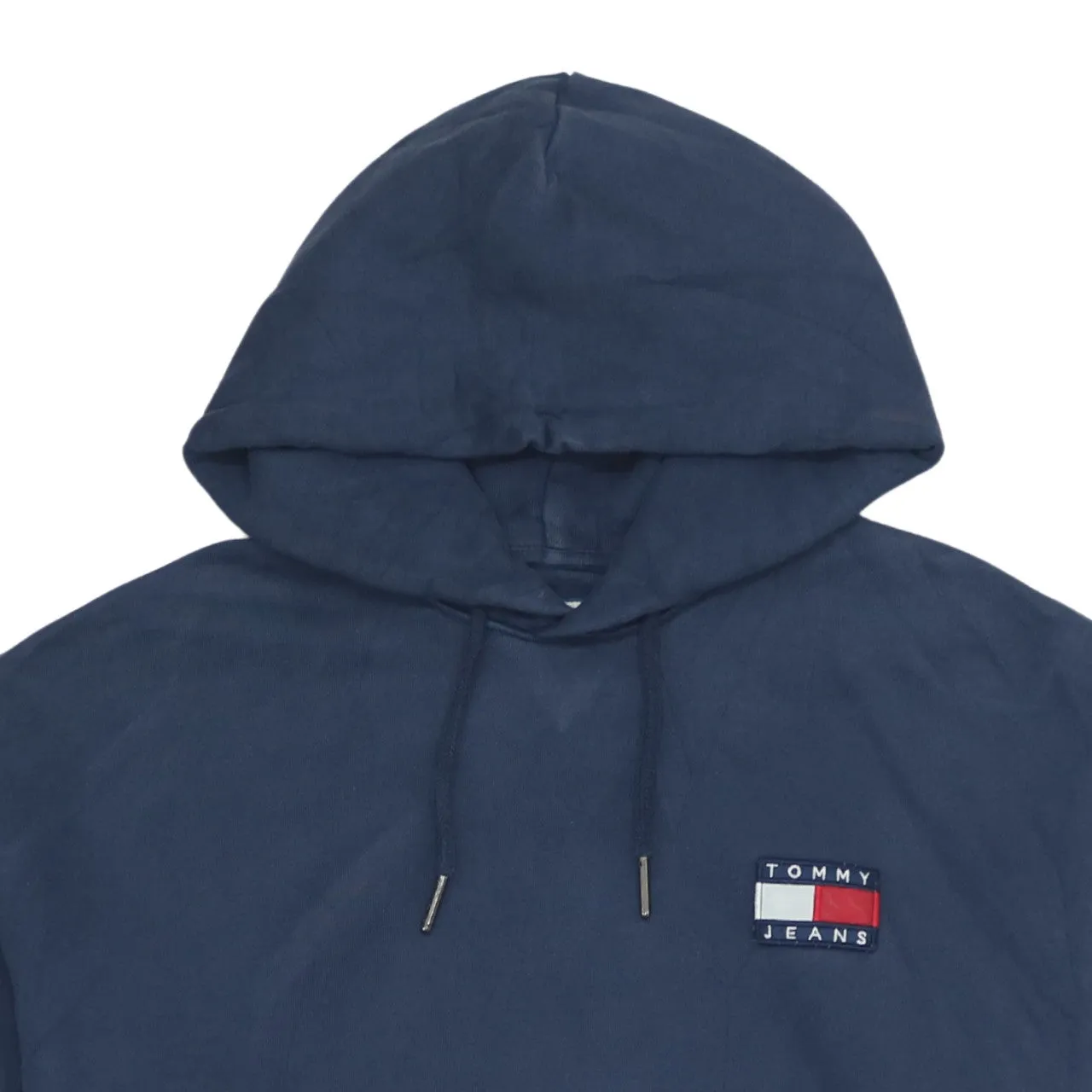 Tommy Jeans 90's Vintage Pullover Hoodie Medium Navy Blue Cotton sold by Vintage Club product image thumbnail 3