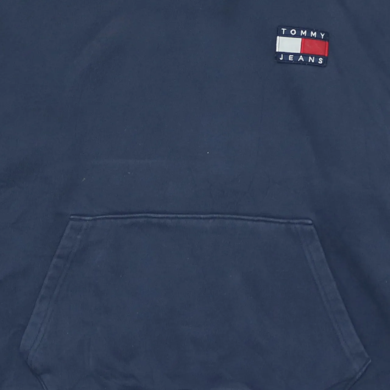 Tommy Jeans 90's Vintage Pullover Hoodie Medium Navy Blue Cotton sold by Vintage Club product image thumbnail 4