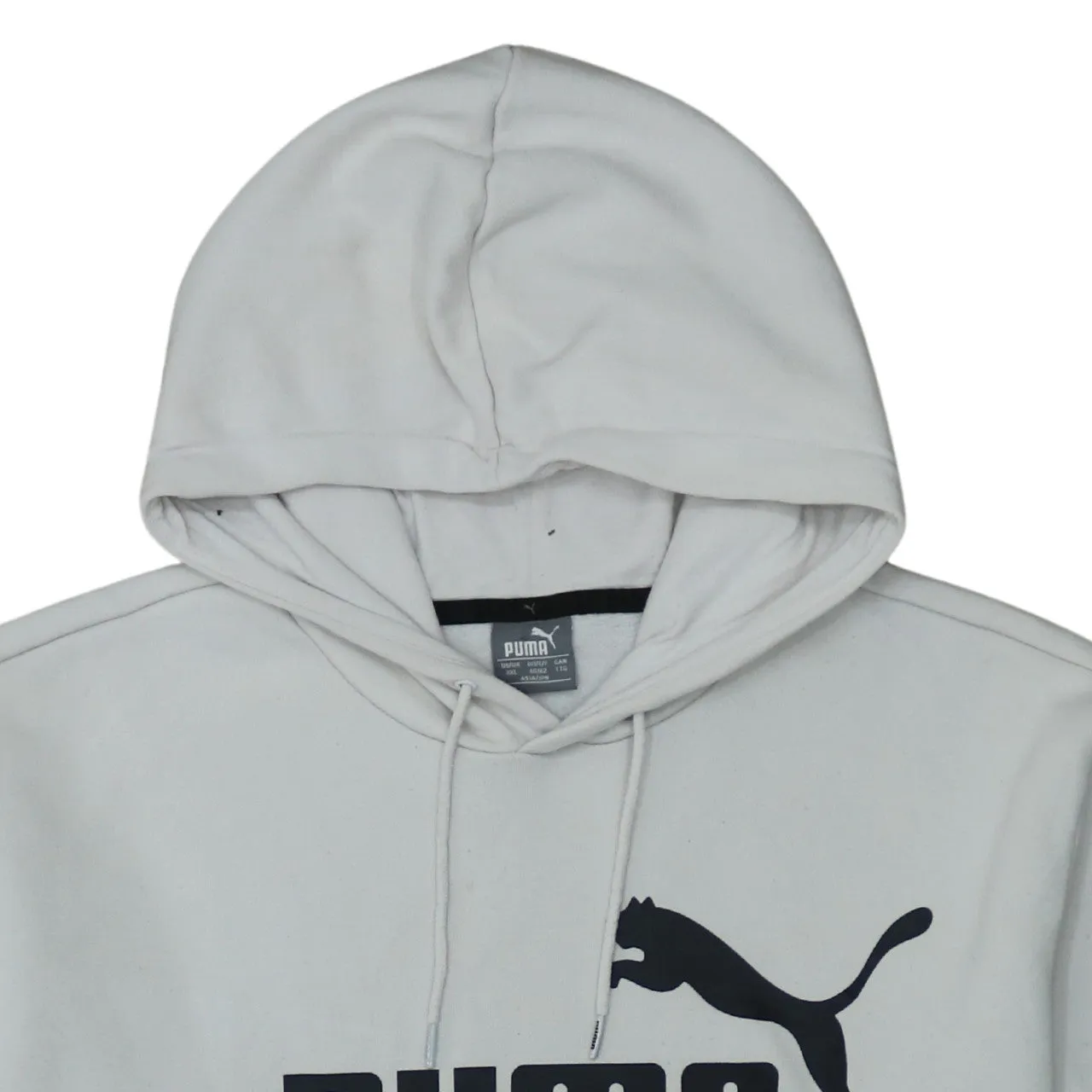 Puma 90's Vintage White Spellout Hoodie XXL Retro Pullover sold by Vintage Club product image thumbnail 3
