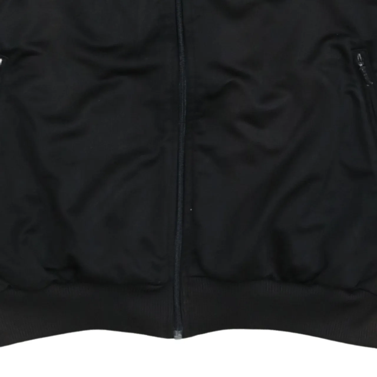 Adidas 90's Striped Sleeve Full Zip Up Sweatshirt Large Black sold by Vintage Club product image thumbnail 4