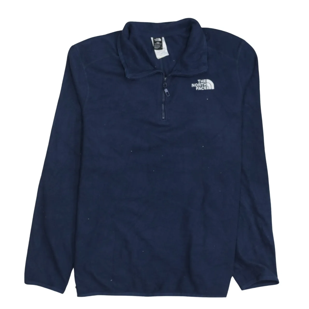 The North Face 90's Hiking Warm Quarter Zip Fleece Jumper Large Navy Blue sold by Vintage Club