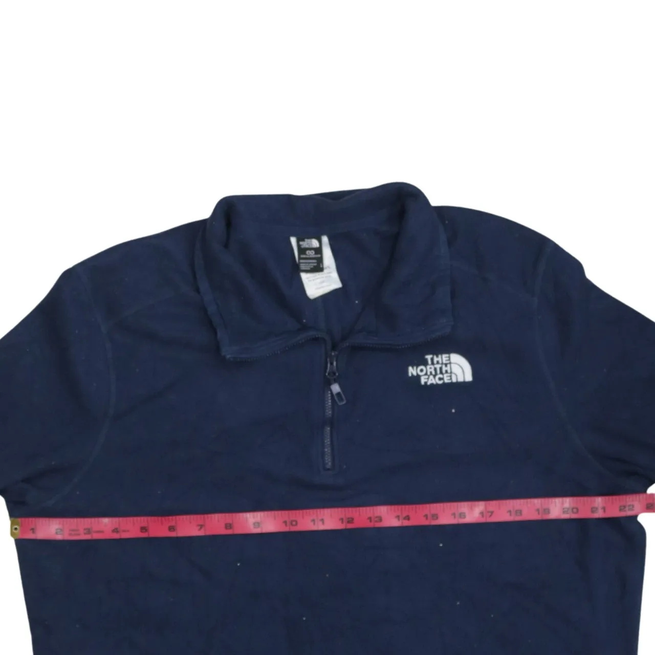 The North Face 90's Hiking Warm Quarter Zip Fleece Jumper Large Navy Blue sold by Vintage Club product image thumbnail 5