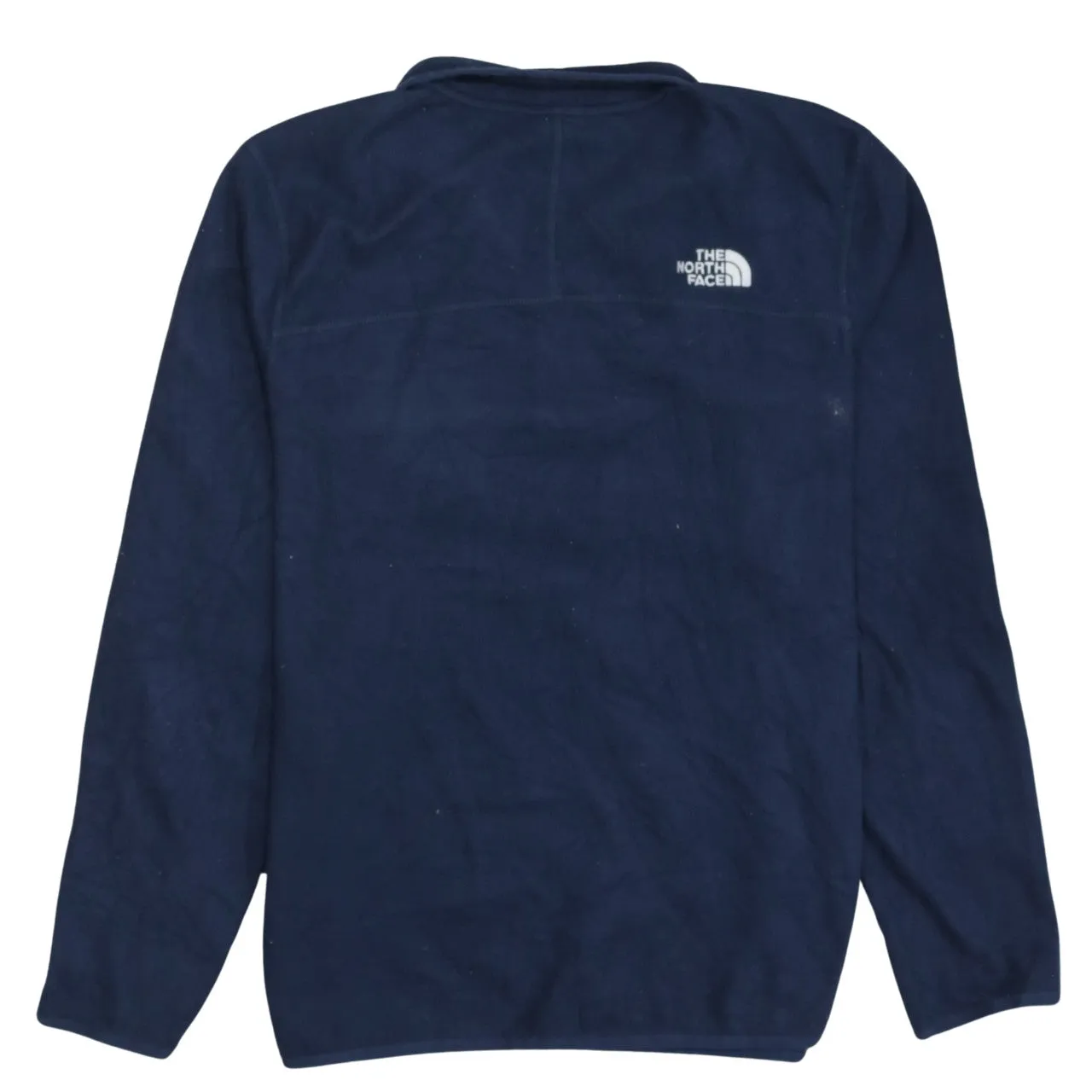 The North Face 90's Hiking Warm Quarter Zip Fleece Jumper Large Navy Blue sold by Vintage Club product image thumbnail 2