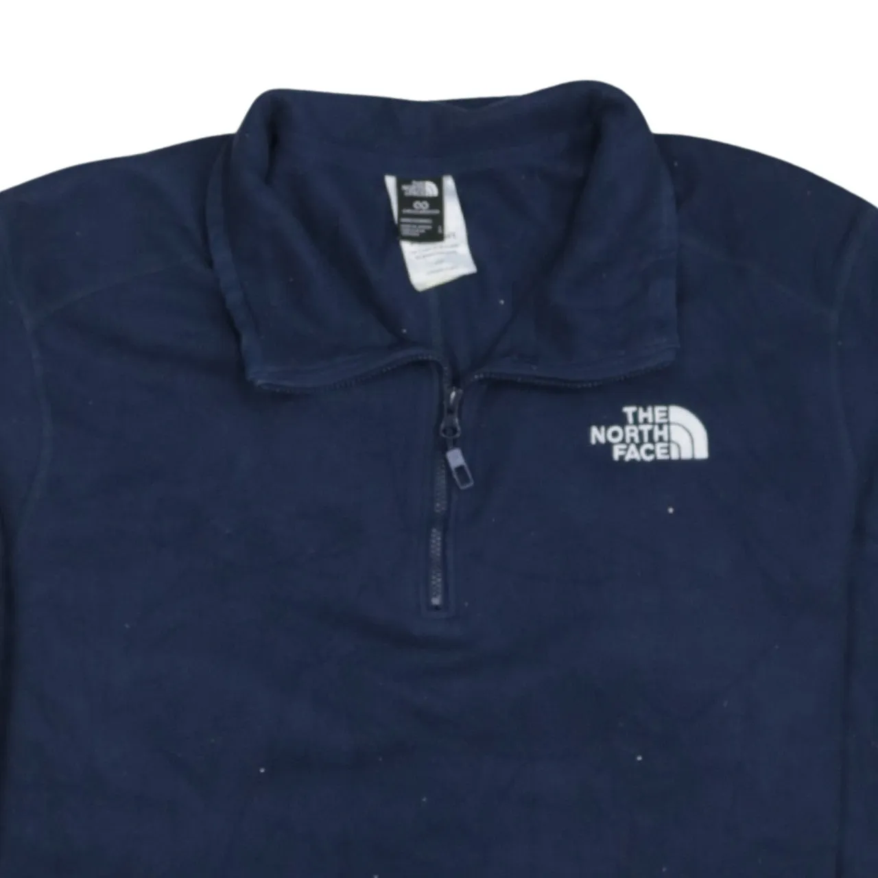 The North Face 90's Hiking Warm Quarter Zip Fleece Jumper Large Navy Blue sold by Vintage Club product image thumbnail 3