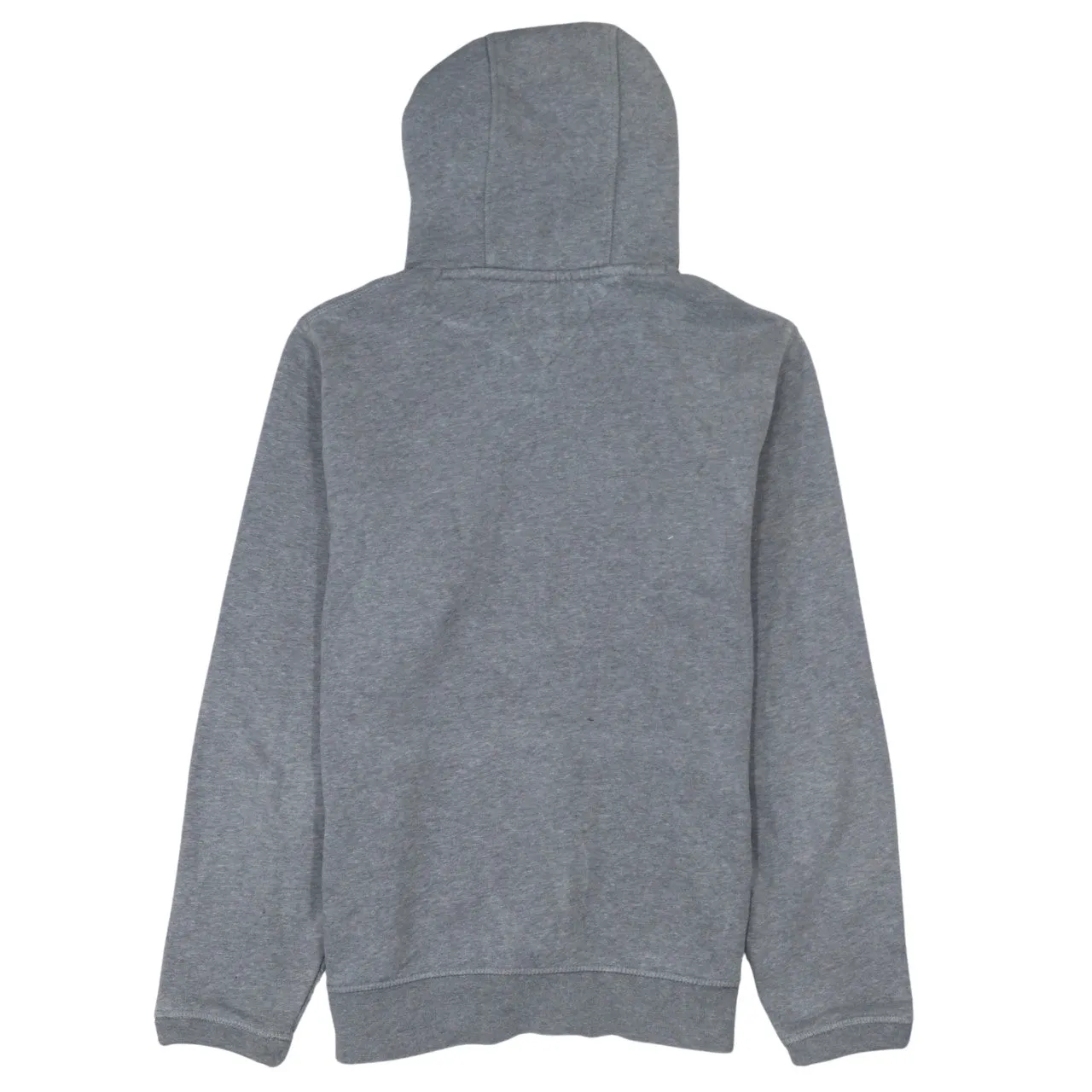 Tommy Hilfiger Grey Hoodie Men's Small Printed Logo Drawstring Hood Front Pocket Sweatshirt sold by Vintage Club product image thumbnail 2