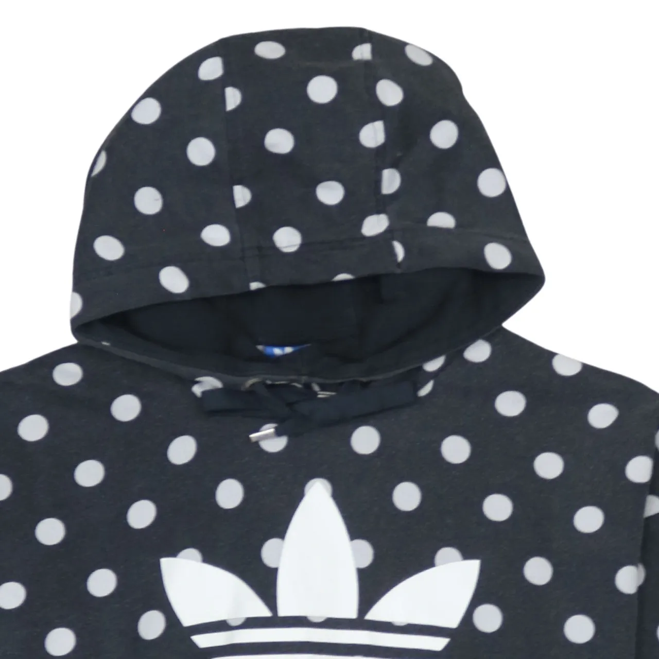 Adidas 90's Spellout Pullover Hoodie Medium Black sold by Vintage Club product image thumbnail 3
