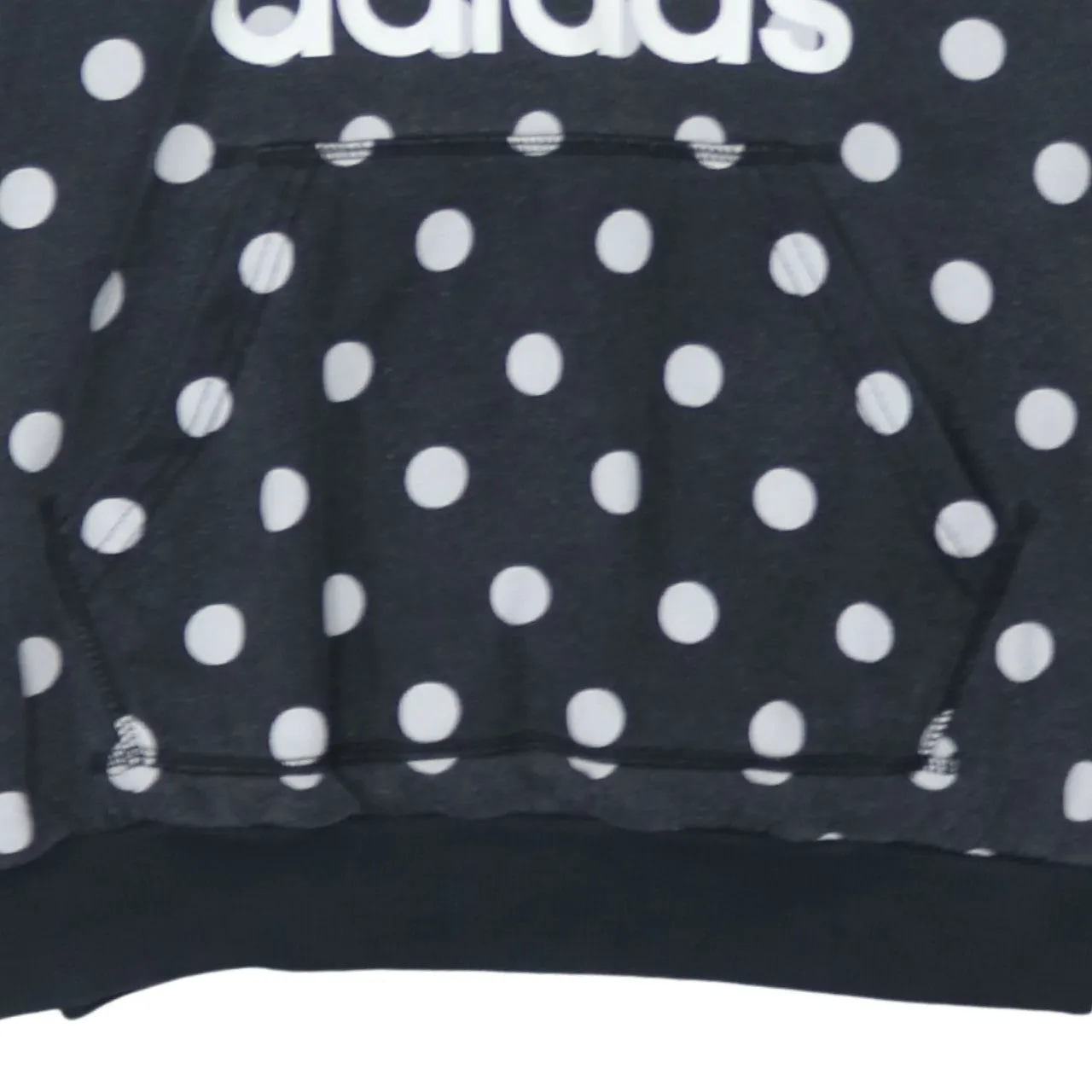 Adidas 90's Spellout Pullover Hoodie Medium Black sold by Vintage Club product image thumbnail 4