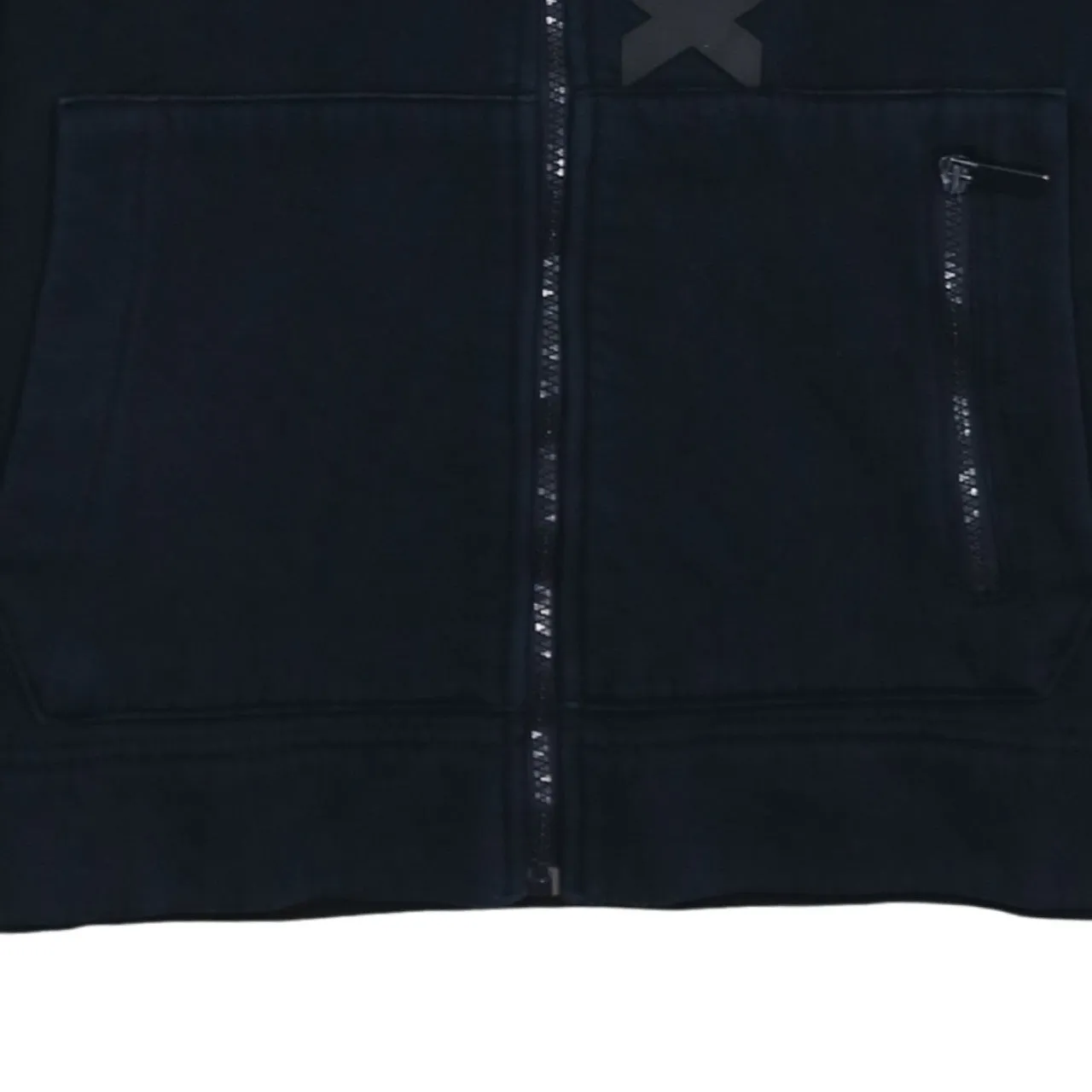 Nike Black Air Max Hoodie Men's Medium Full Zip Printed Logo Front Pockets Sweatshirt sold by Vintage Club product image thumbnail 4