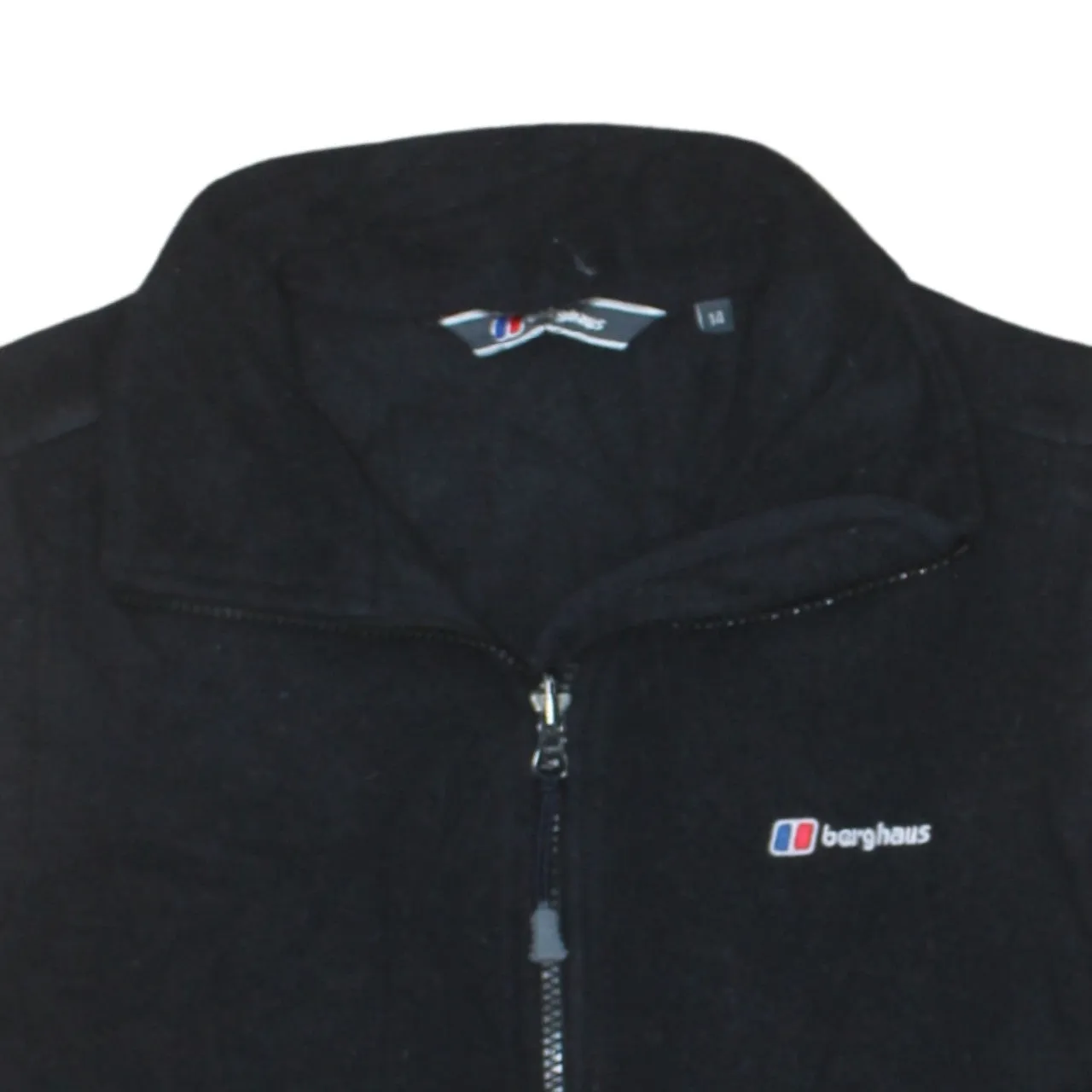 Berghaus Black Fleece Gilet Men's Small Embroidered Chest Logo Zip Pockets Outdoor Vest sold by Vintage Club product image thumbnail 3